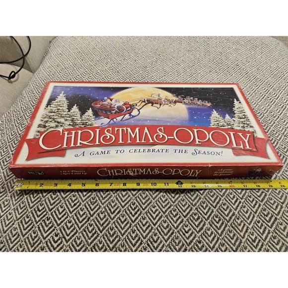 Late for the Sky Other - Chistmasopoly Monopoly Board Game- Late For The Sky- Incomplete, See Pictures